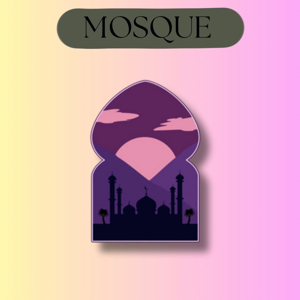 Mosque Stickers.