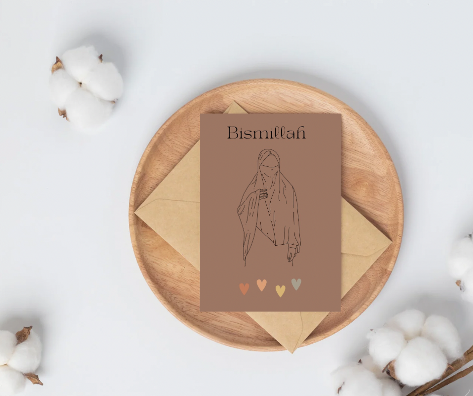 Bismillah Greeting Card.